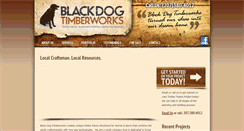 Desktop Screenshot of blackdogtimberworks.com